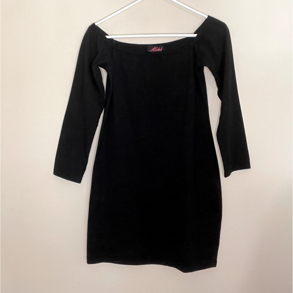 Off shoulder mini dress